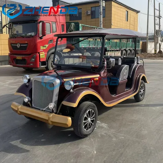 Nuovo design Doppia fila per visite turistiche Auto d'epoca Eco elettrica certificata americana